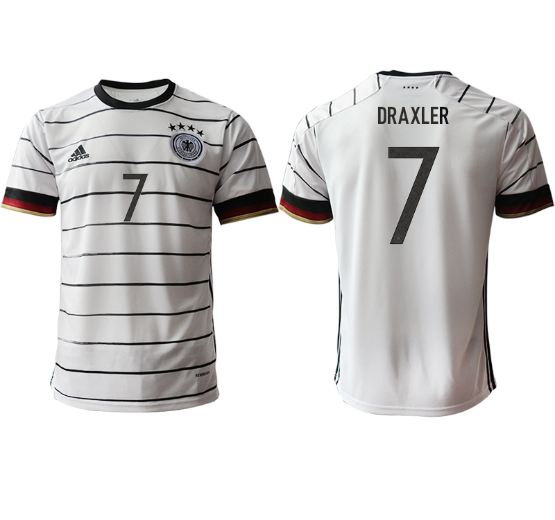 Men 2021 European Cup Germany home aaa version white #7 Soccer Jersey1->germany jersey->Soccer Country Jersey